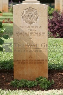 BEIRUT WAR CEMETERY - WILLS, JOSEPH